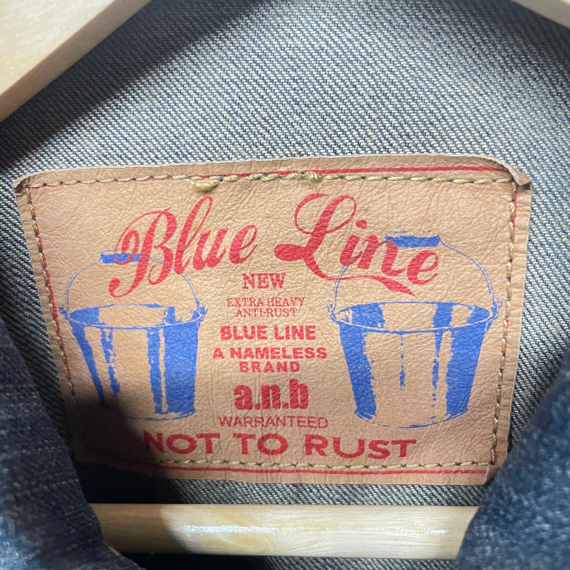 Blue Line 데님 자켓 상품이미지3