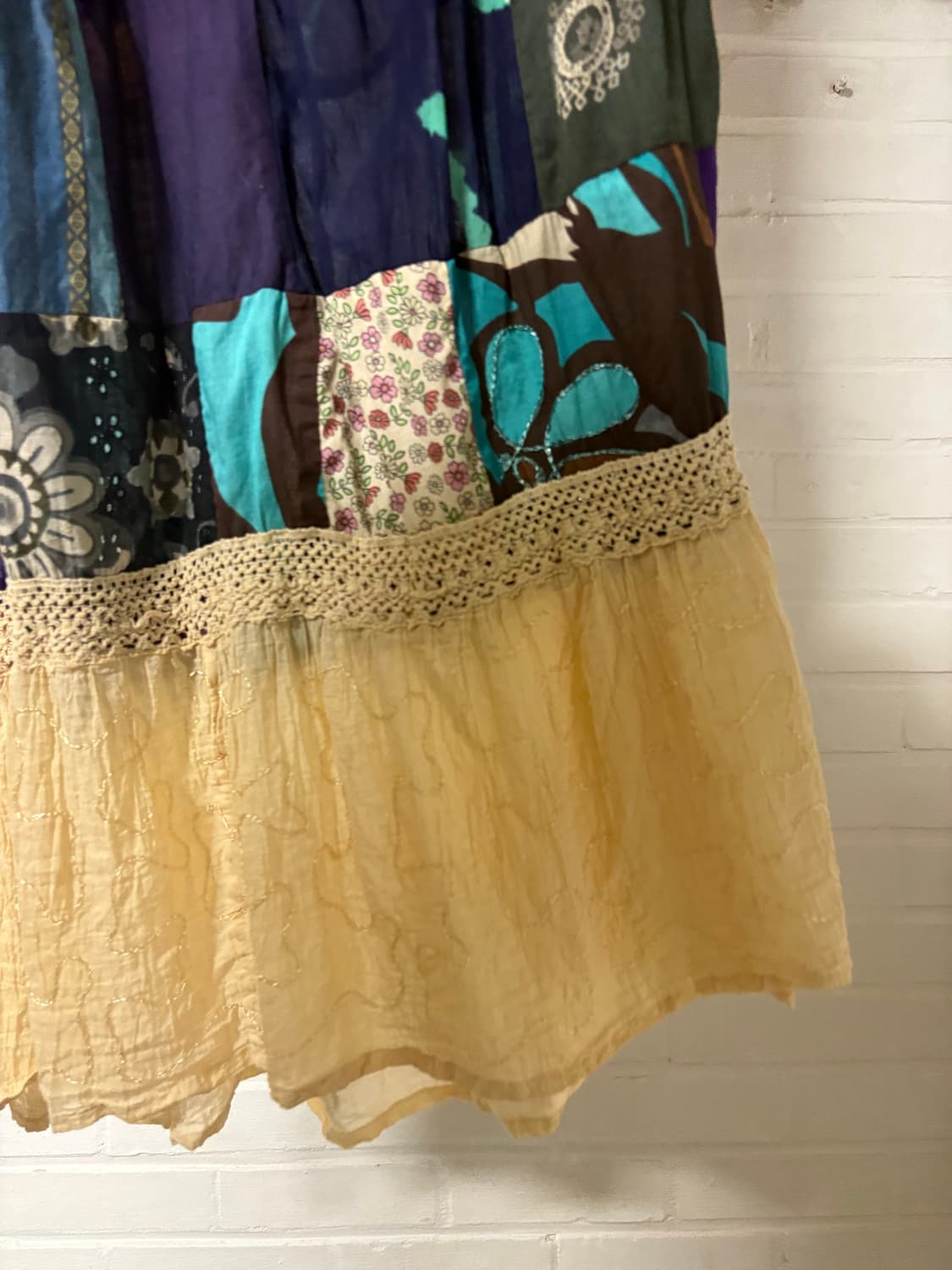 jpn vintage patchwork dress 상품이미지6