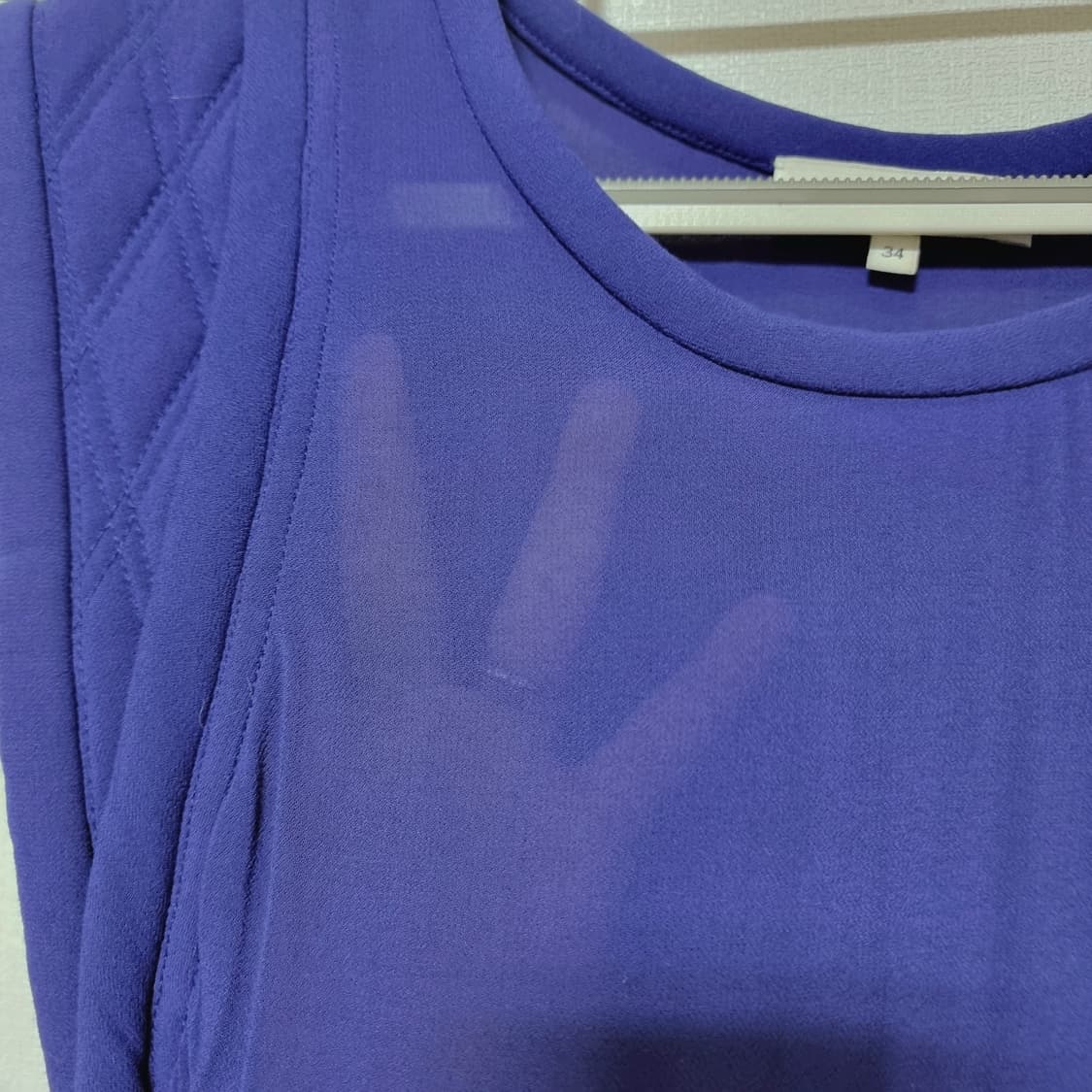 이로 IRO 블라우스 반시스루 (44-55/표기34) 1회착/상태최상 상품이미지10