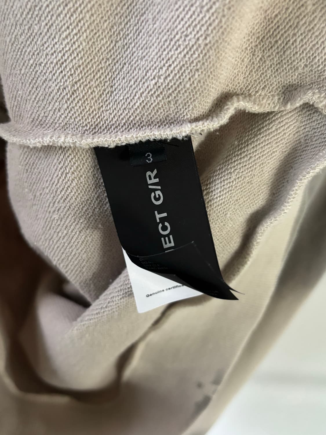 프로젝트 G/R 퓨리어스 로고 아플리케 집 후드 그레이 상품이미지6