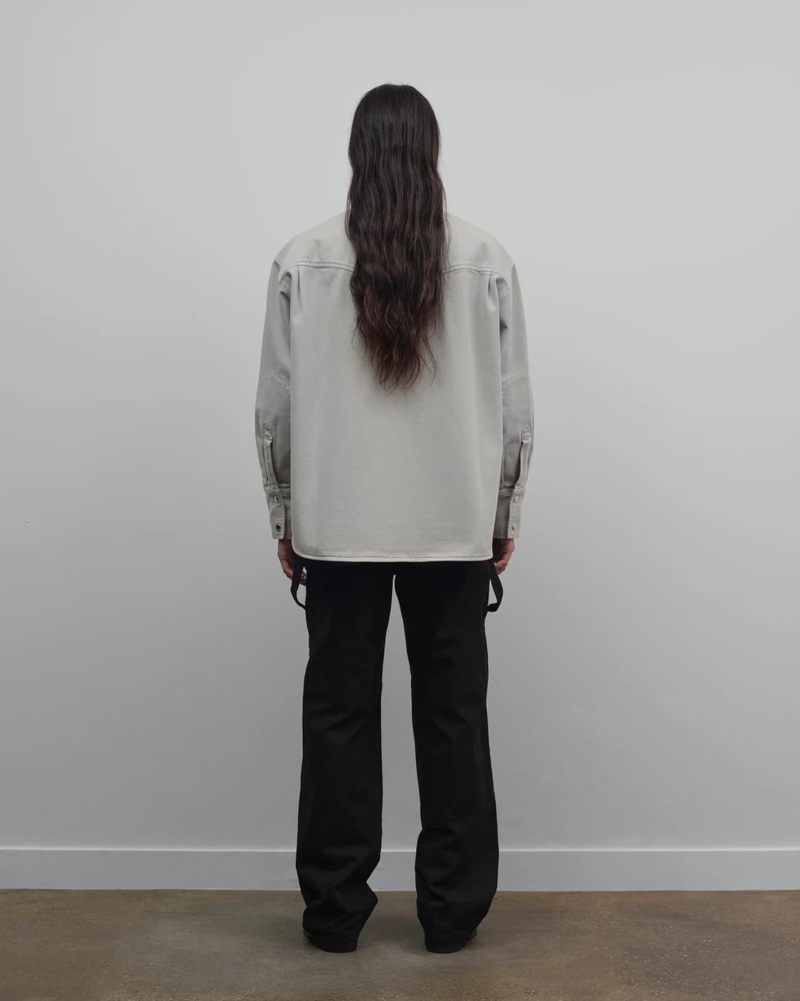 [S,M,L]커미션 25fw Rider 오버 셔츠 상품이미지3