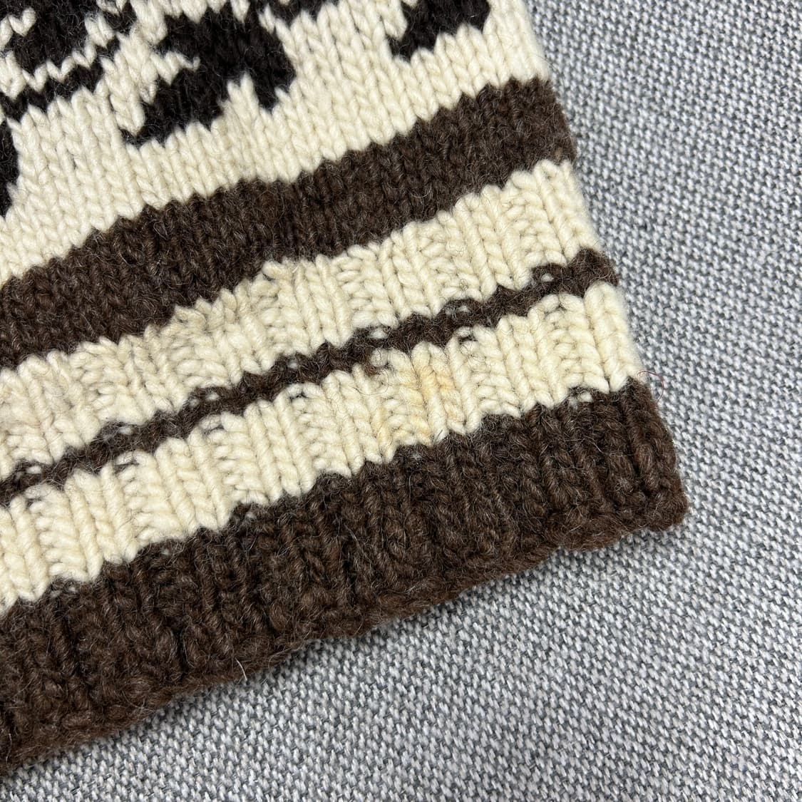 빈티지 노르딕 코위찬 니트집업(F) 상품이미지2