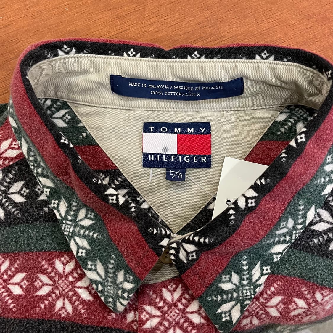 (XL) Tommy 타미힐피거 패턴 웨스턴 셔츠 상품이미지10