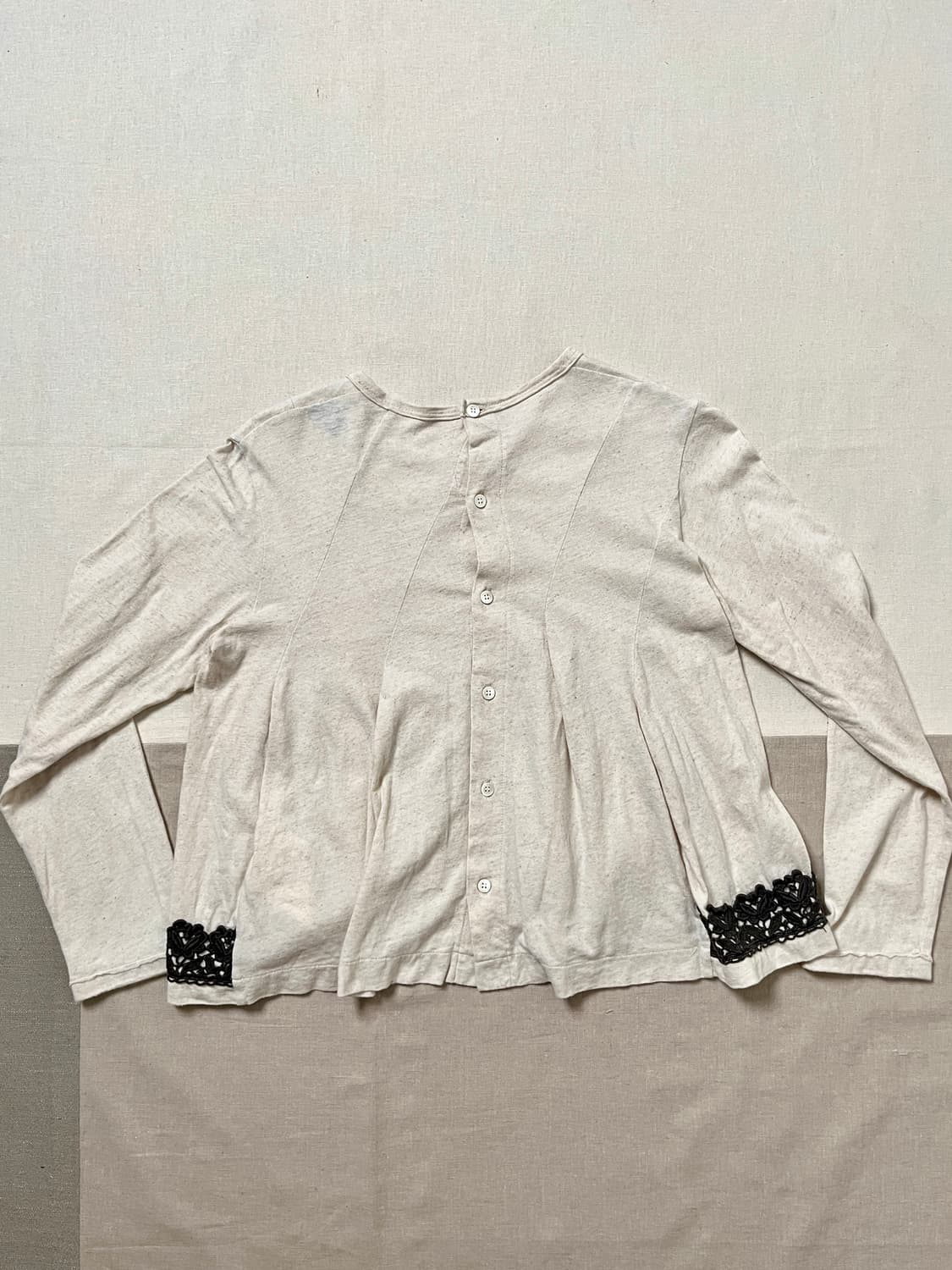 꼼데가르송 절개 롱슬리브 티셔츠 레이스 comme des garcons 상품이미지3