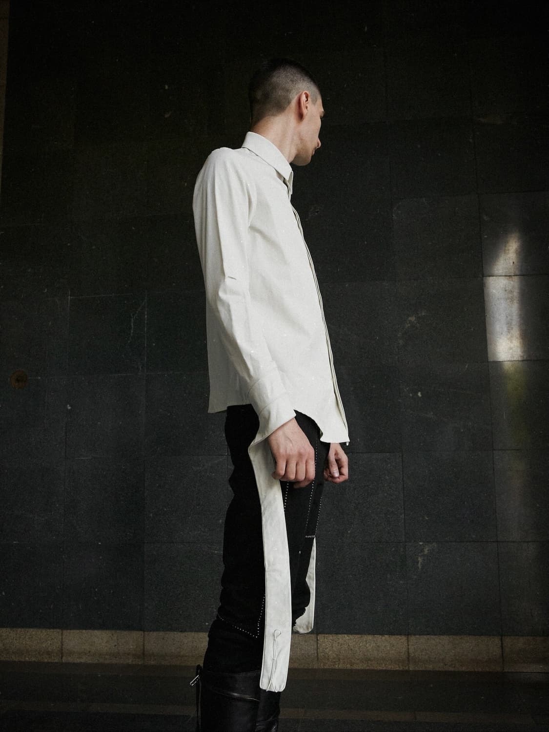 OBSCUR Long Sleeve Strap Shirt 상품이미지1