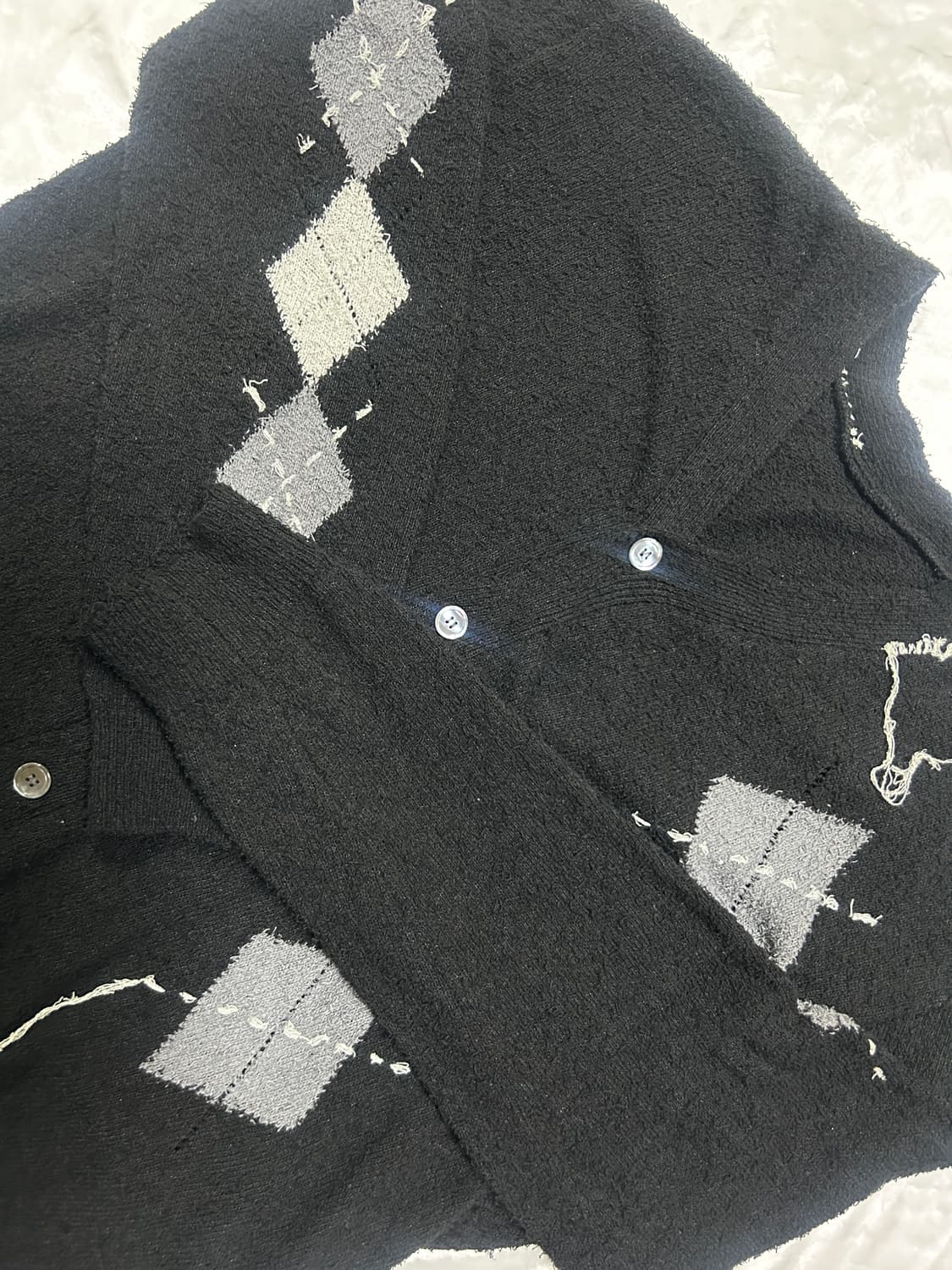 (새상품-M) youth Argyle Hand Stitch Knit 상품이미지4