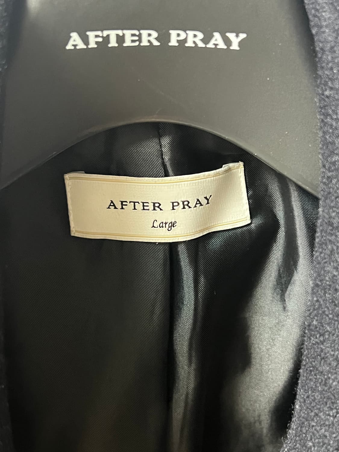 애프터프레이 투어리스트 발마칸 코트 L 네이비 상품이미지3