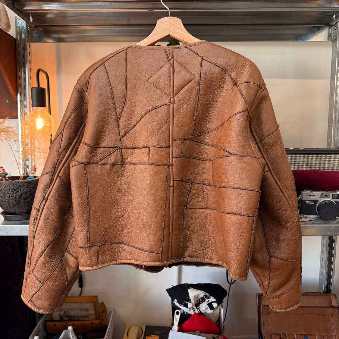 하이 스포팅 기어 이세이 미야케 양가죽 퍼 라이닝 자켓 M 상품이미지2