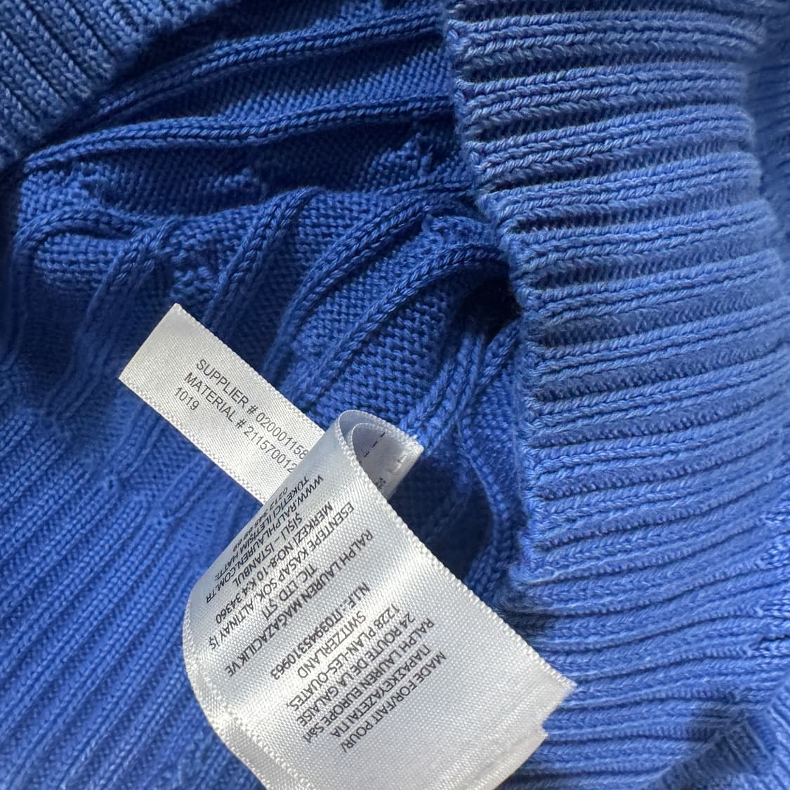 폴로 피그먼트 케이블니트 여성 S사이즈 상품이미지4