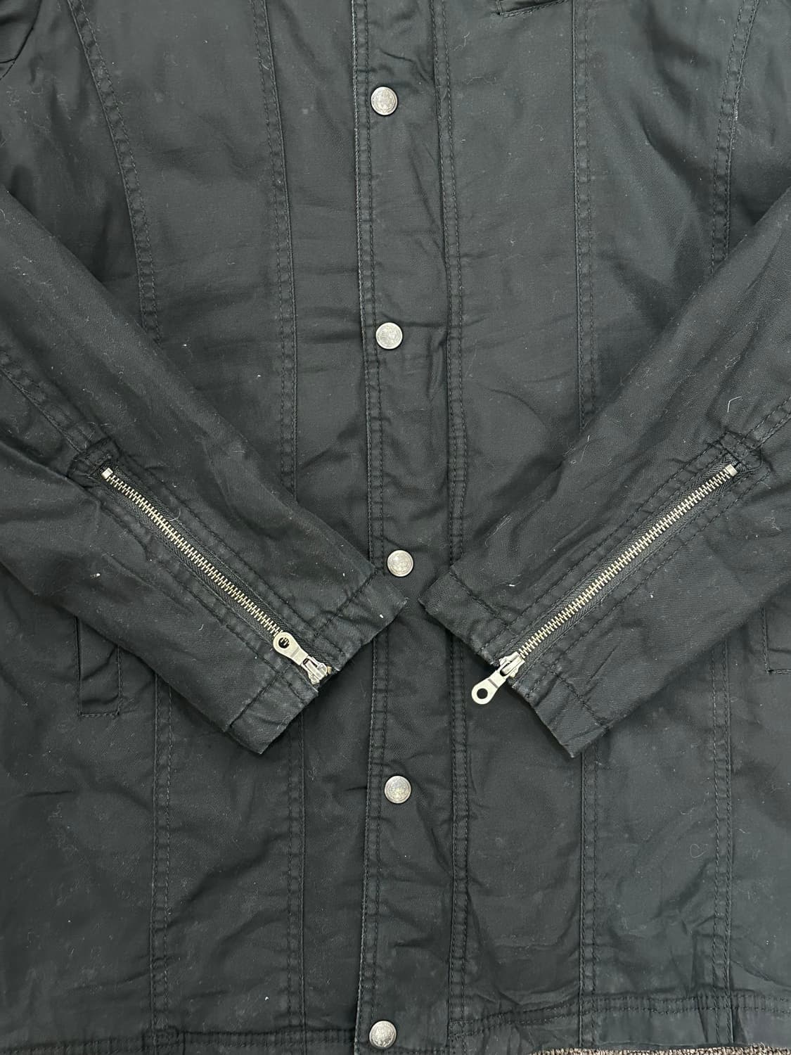 L)Von Dutch 빈티지 Quilted lining 후드 코트 자켓 상품이미지2