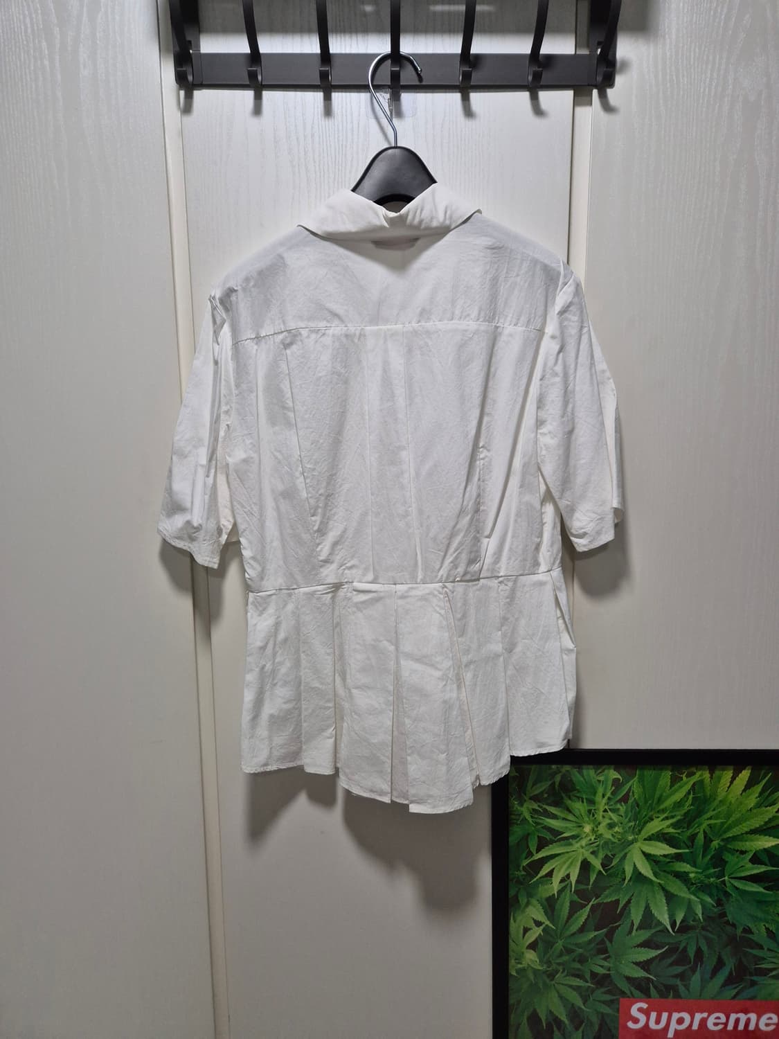 (세일)(새상품)마리끌레르 화이트 블라우스 5부 상품이미지10