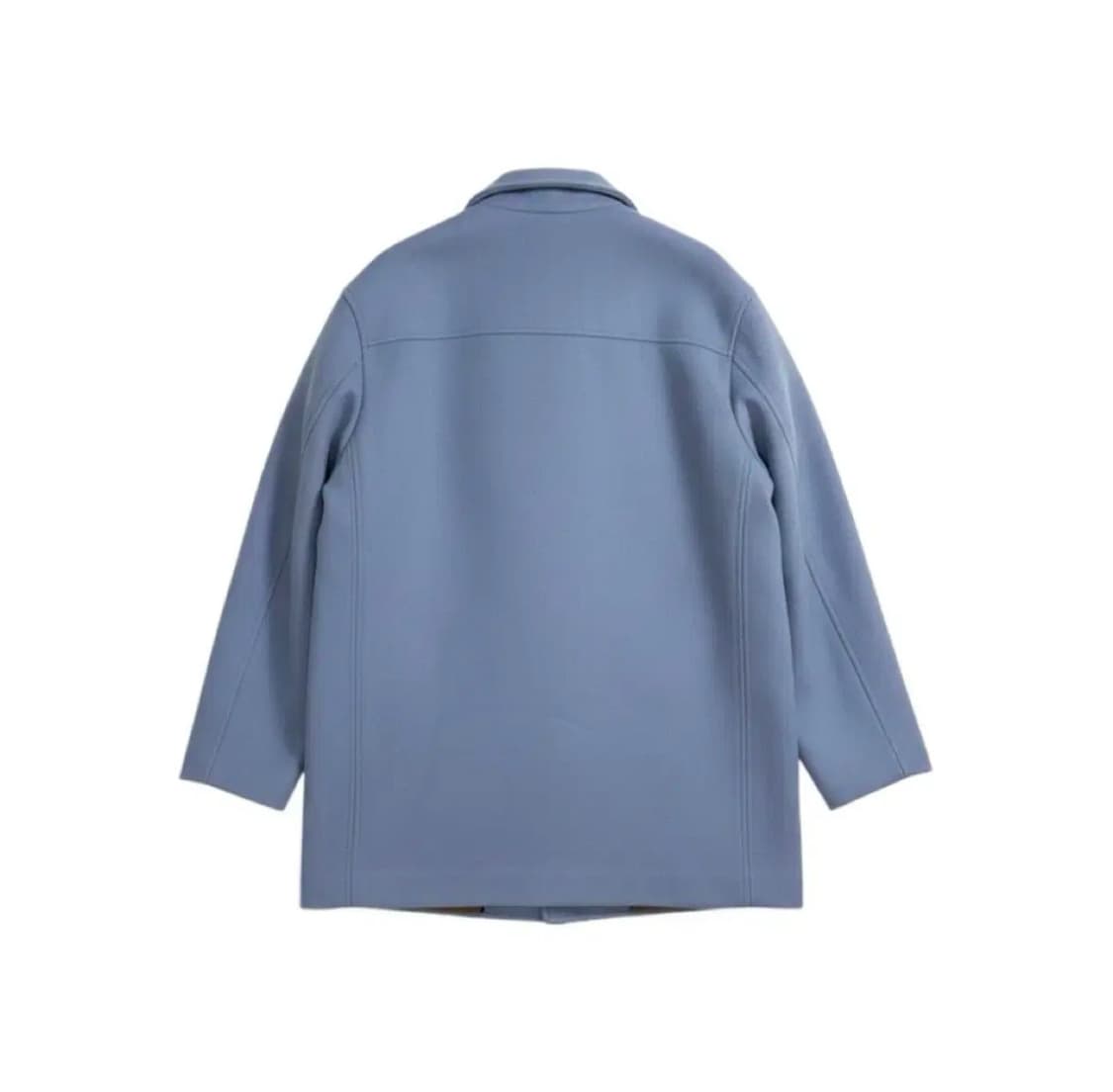 <새상품> 쉬즈미스 캐시미어 블루 하프 코트 66 상품이미지2