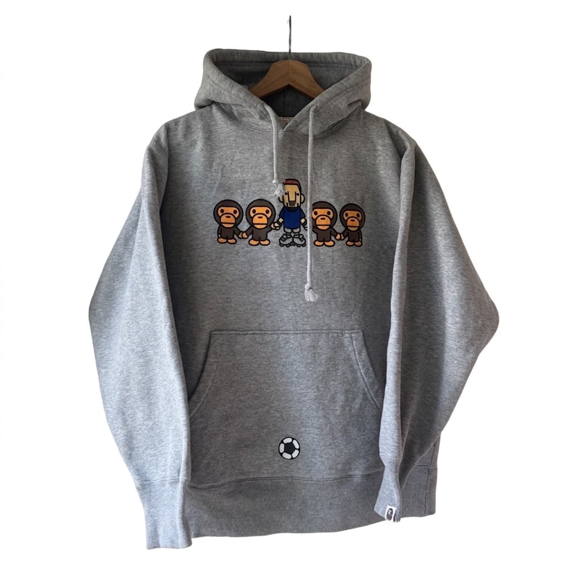 빈티지 베이프 마일로 후드티 상품이미지1