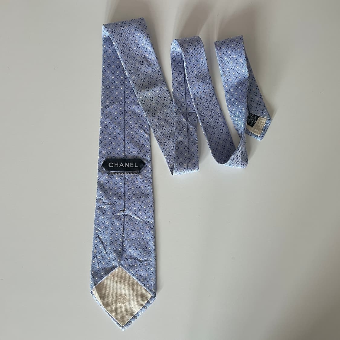 CHANEL silk 100% Tie 상품이미지8