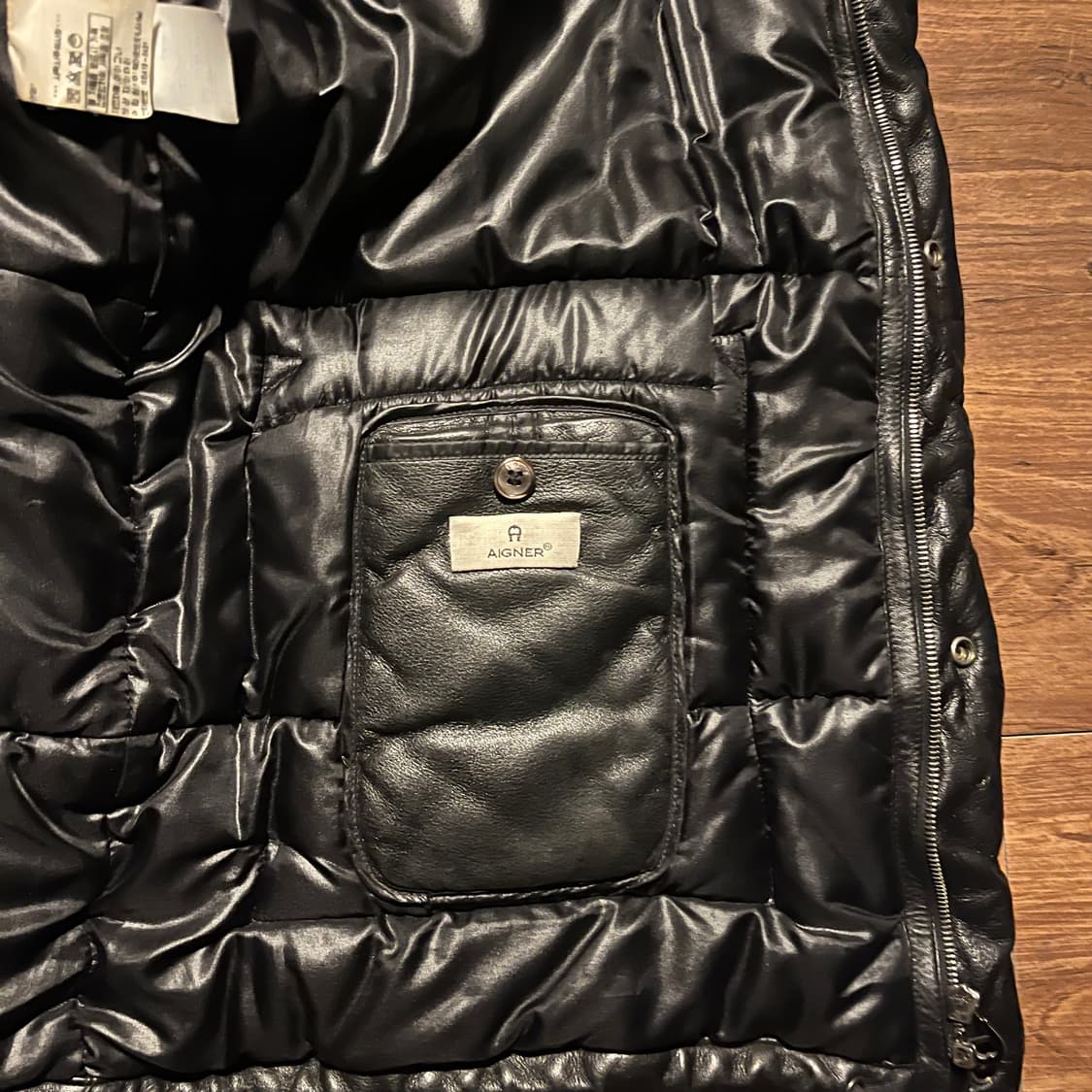 AIGNER LAMB LEATHER PADDED COAT 상품이미지7