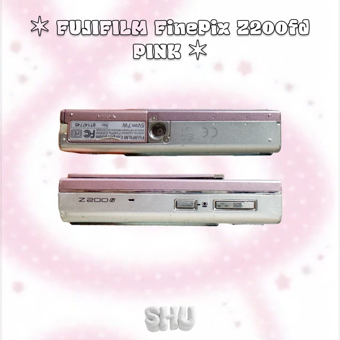 후지필름 파인픽스 z200fd 빈티지 슬라이드 디카 핑크 상품이미지8