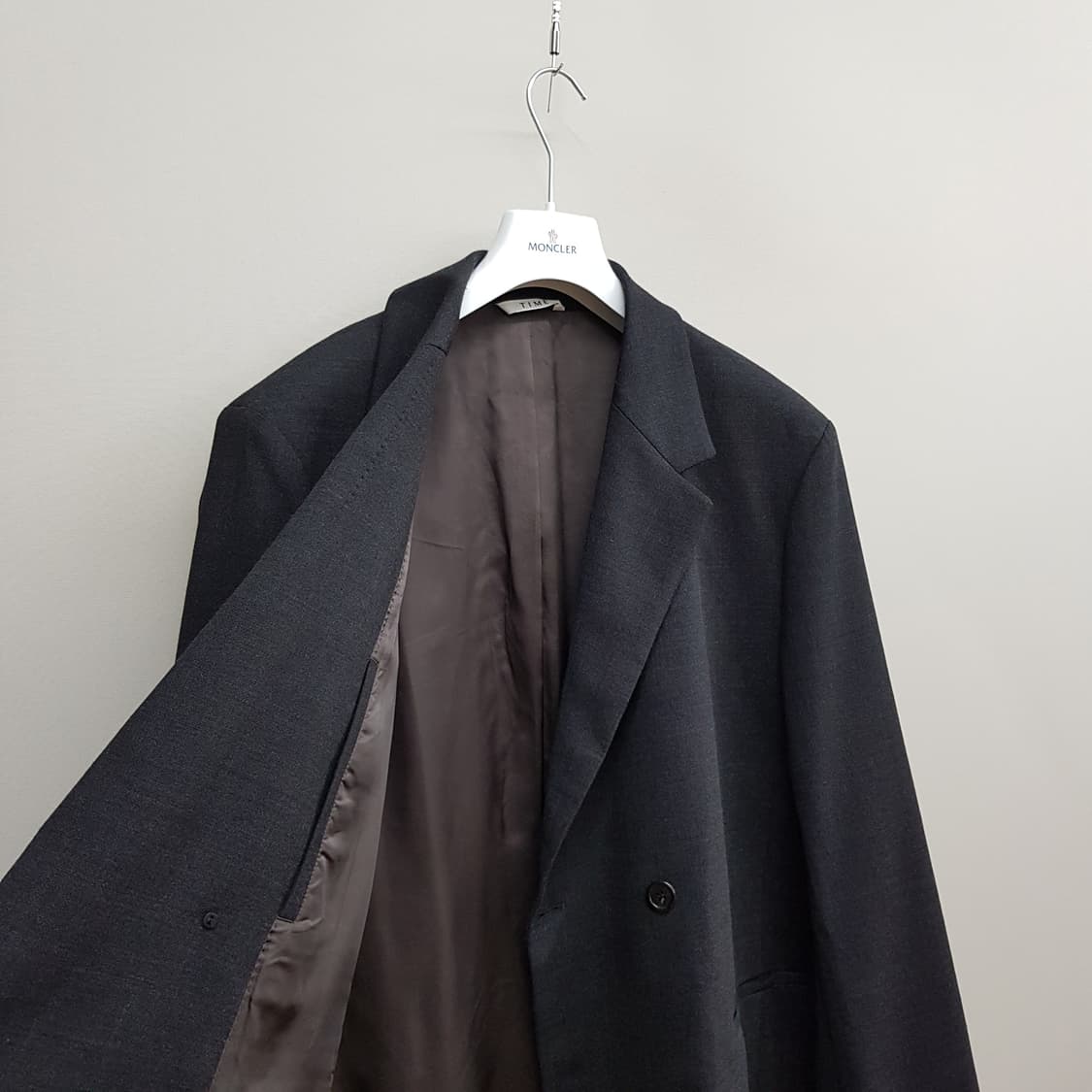 한섬 타임옴므 2022 더블 버튼 클래식 울 블레이저 자켓 105사이즈 상품이미지6