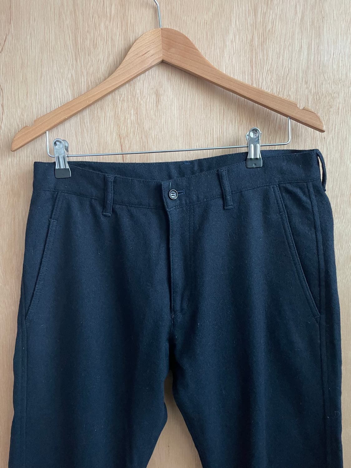 꼼데가르송 옴므 스트레이트 울 팬츠 상품이미지4