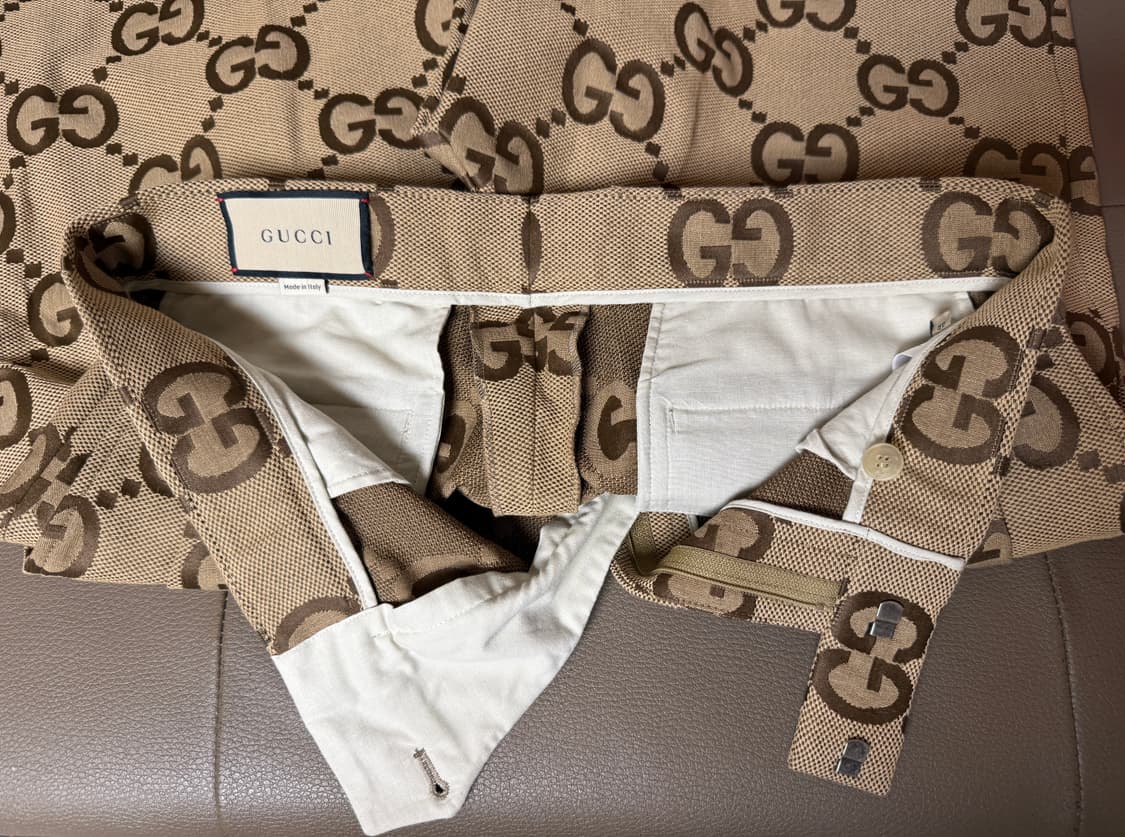 [48] 구찌 점보 GG 캔버스 쇼츠 반바지 상품이미지5