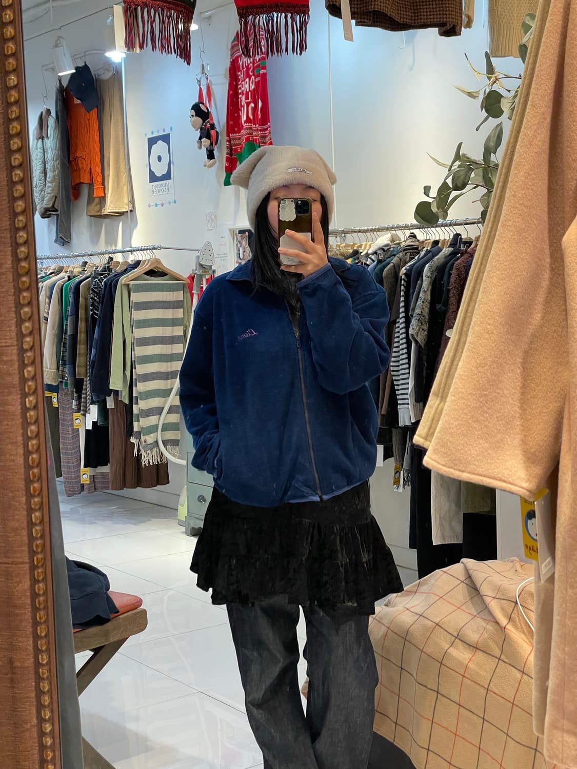 일본빈티지 Lions 후리스집업 상품이미지1