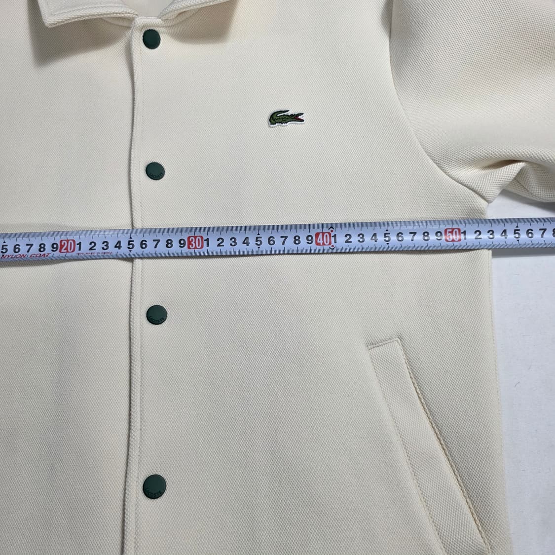 1772 라코스테 이중지 스타디움 스냅버튼 스웻 자켓 FR4(M) 상품이미지3