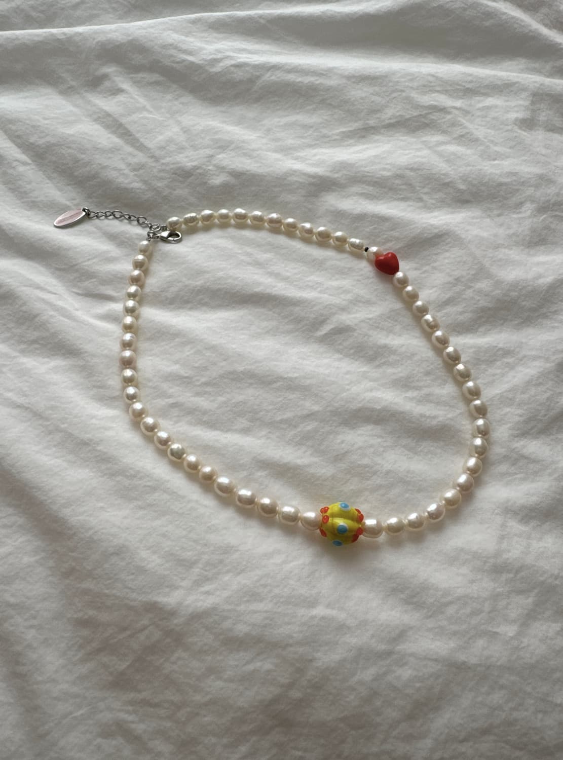 마뗑킴 담수 진주 목걸이 PEARL MIX NECKLACE 상품이미지2