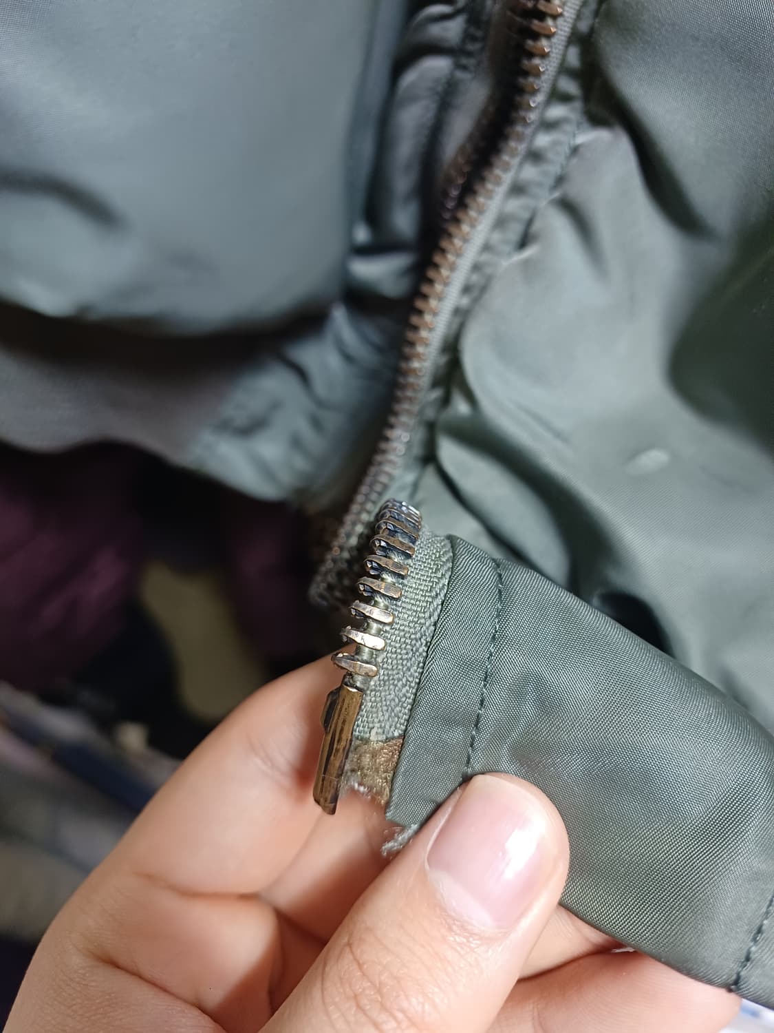 알파인더스트리 b-15d 플라이트 자켓 빈티지 상품이미지4