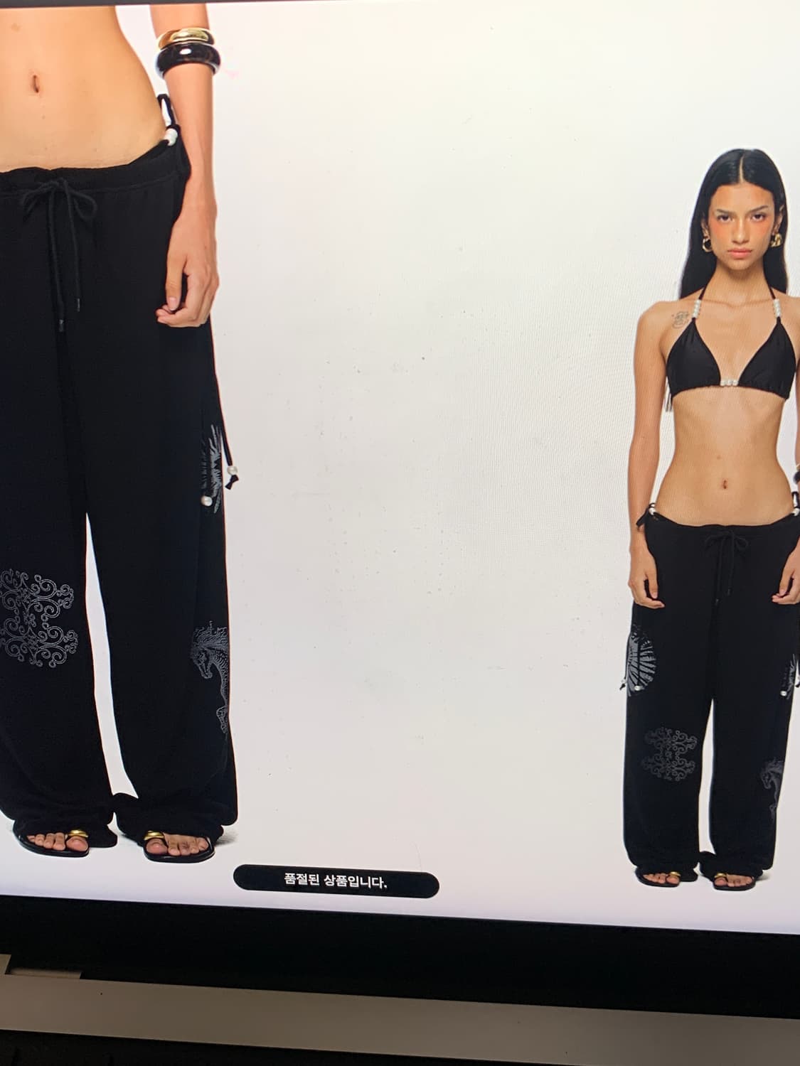 tmt / tarot 02 waffle pants black M 상품이미지1