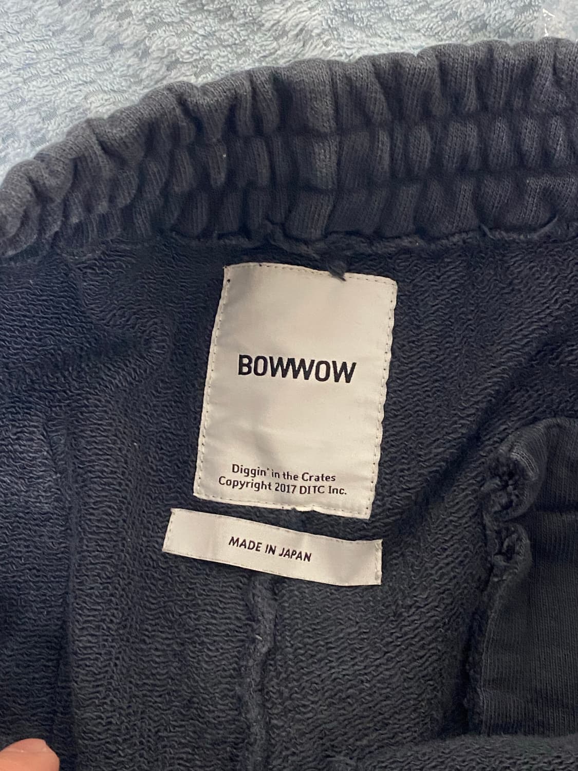 M)바우와우 스웻팬츠 zip damaged sweat pants 상품이미지5