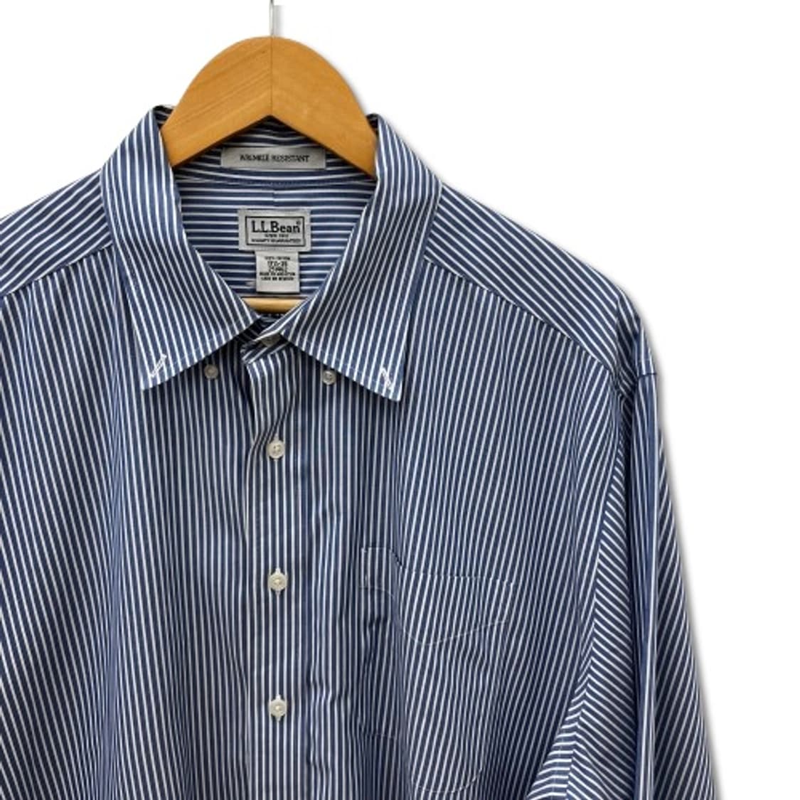 L.L.Bean 블루 스트라이프 셔츠 상품이미지4