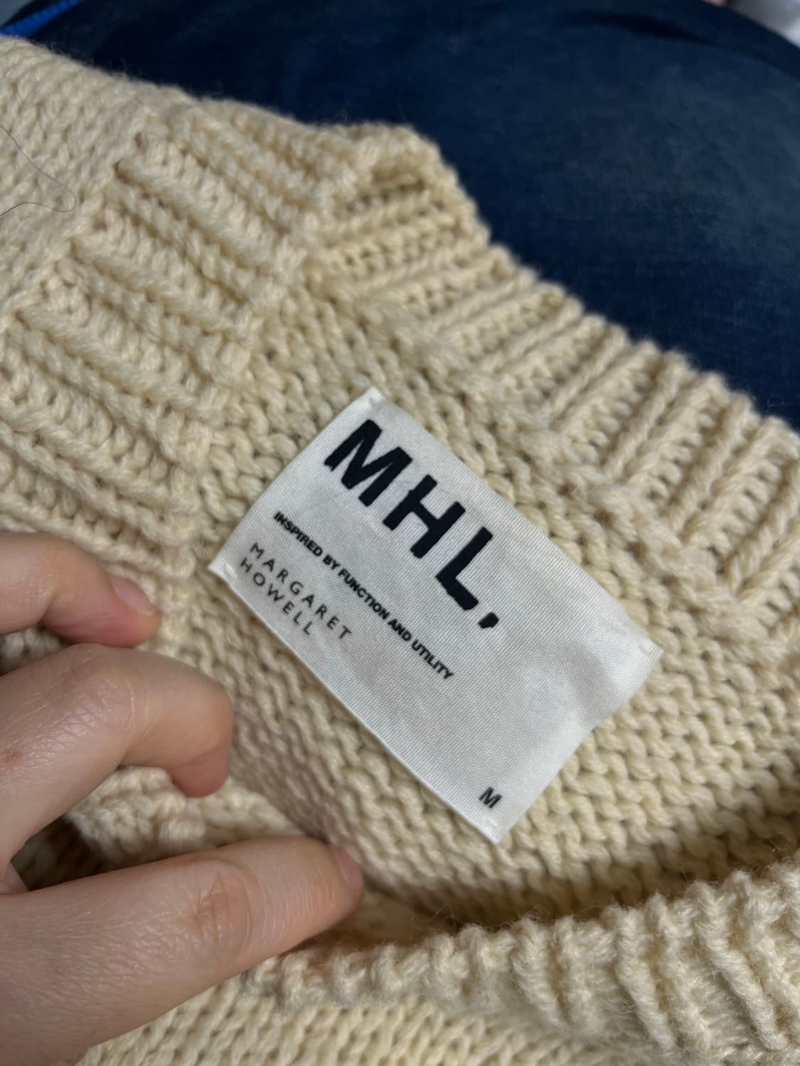 MHL 마가렛호웰 울 니트 스웨터 M 상품이미지2