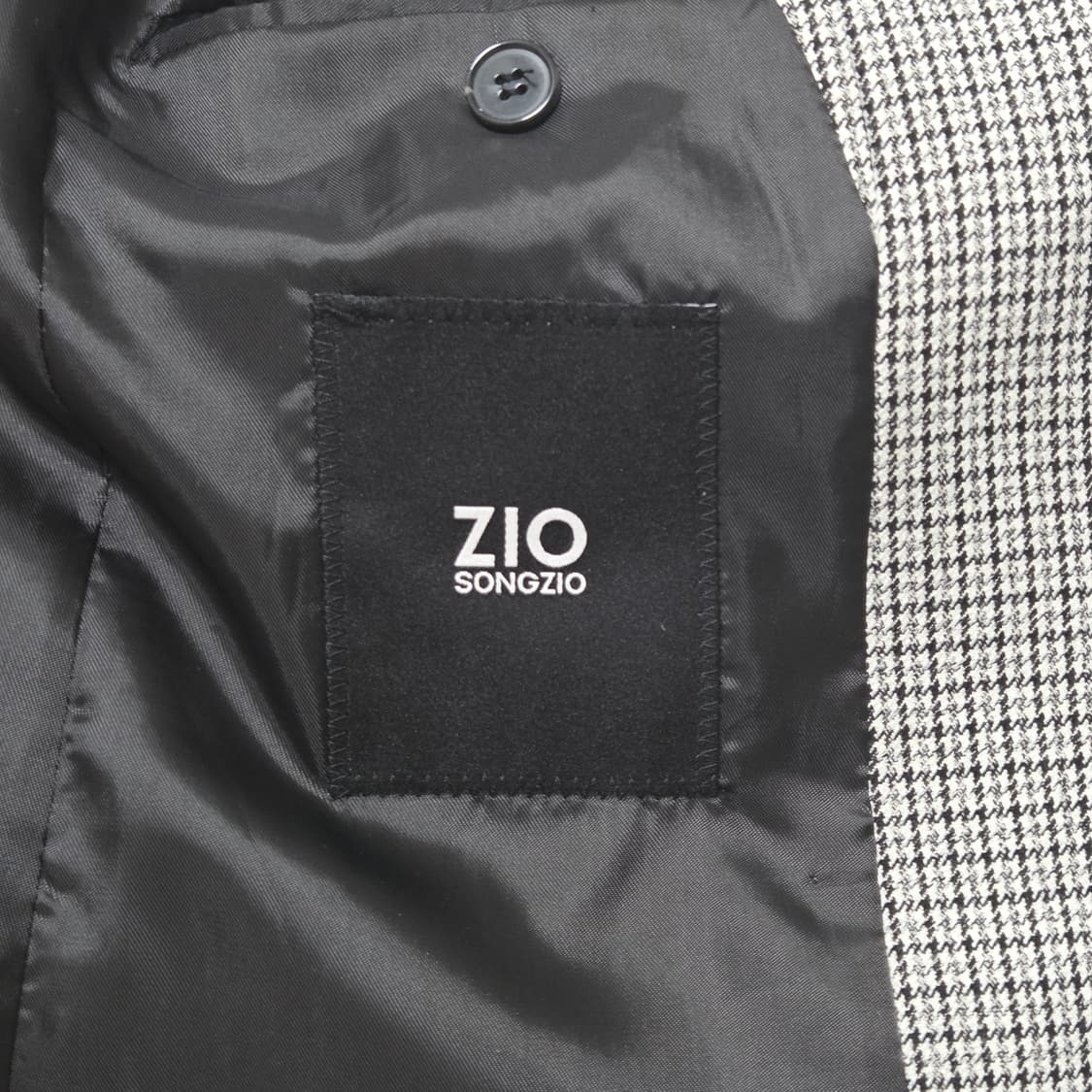 ZIOSONGZIO 지오송지오 하운드투스 체크 패턴 블레이저 자켓 상품이미지3