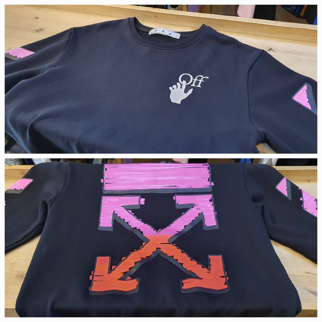 95/77.Off White 마커애로우 맨투맨(공용) 상품이미지3