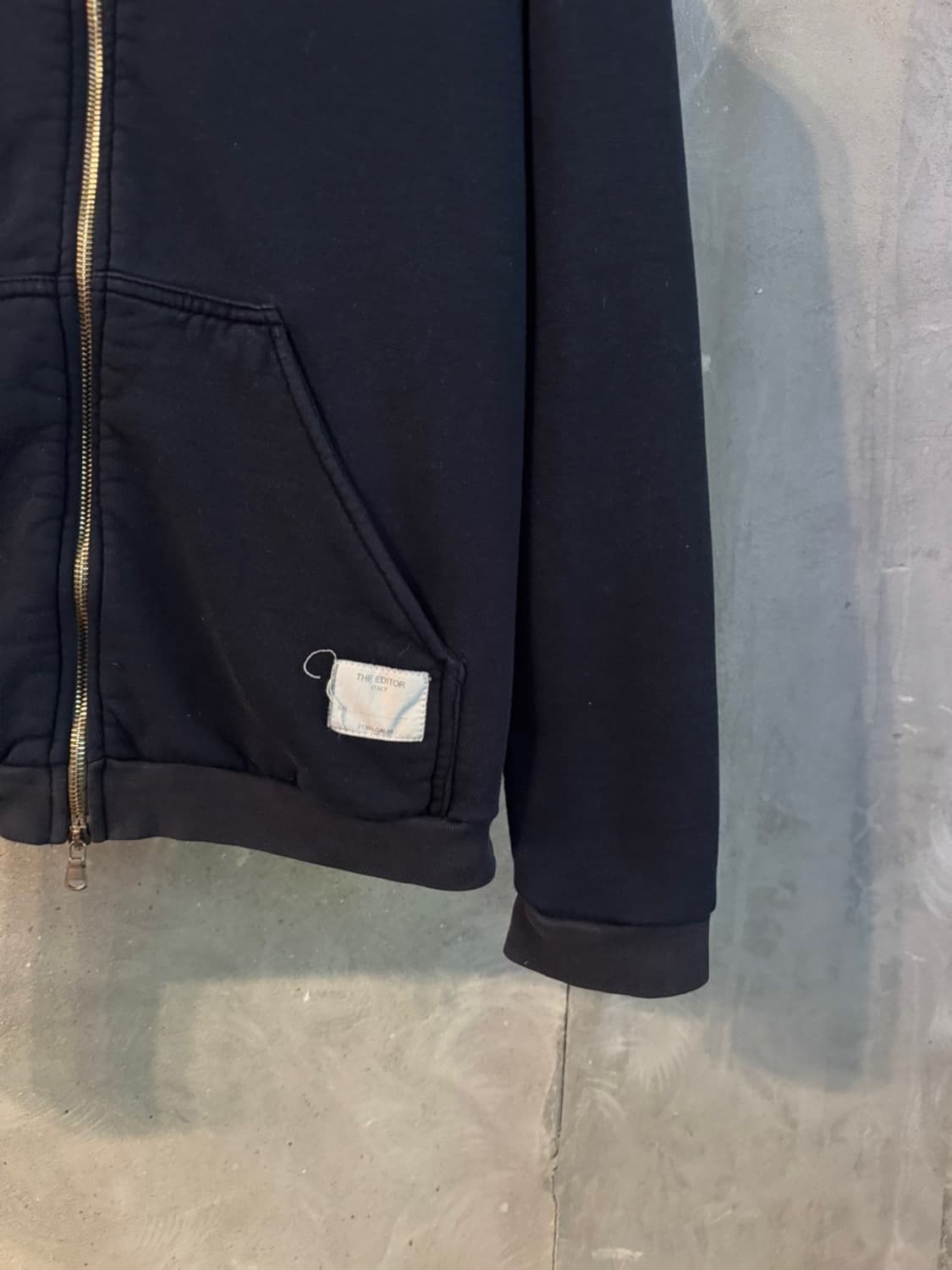 디 에디터 후드 짚업 55~66 상품이미지6