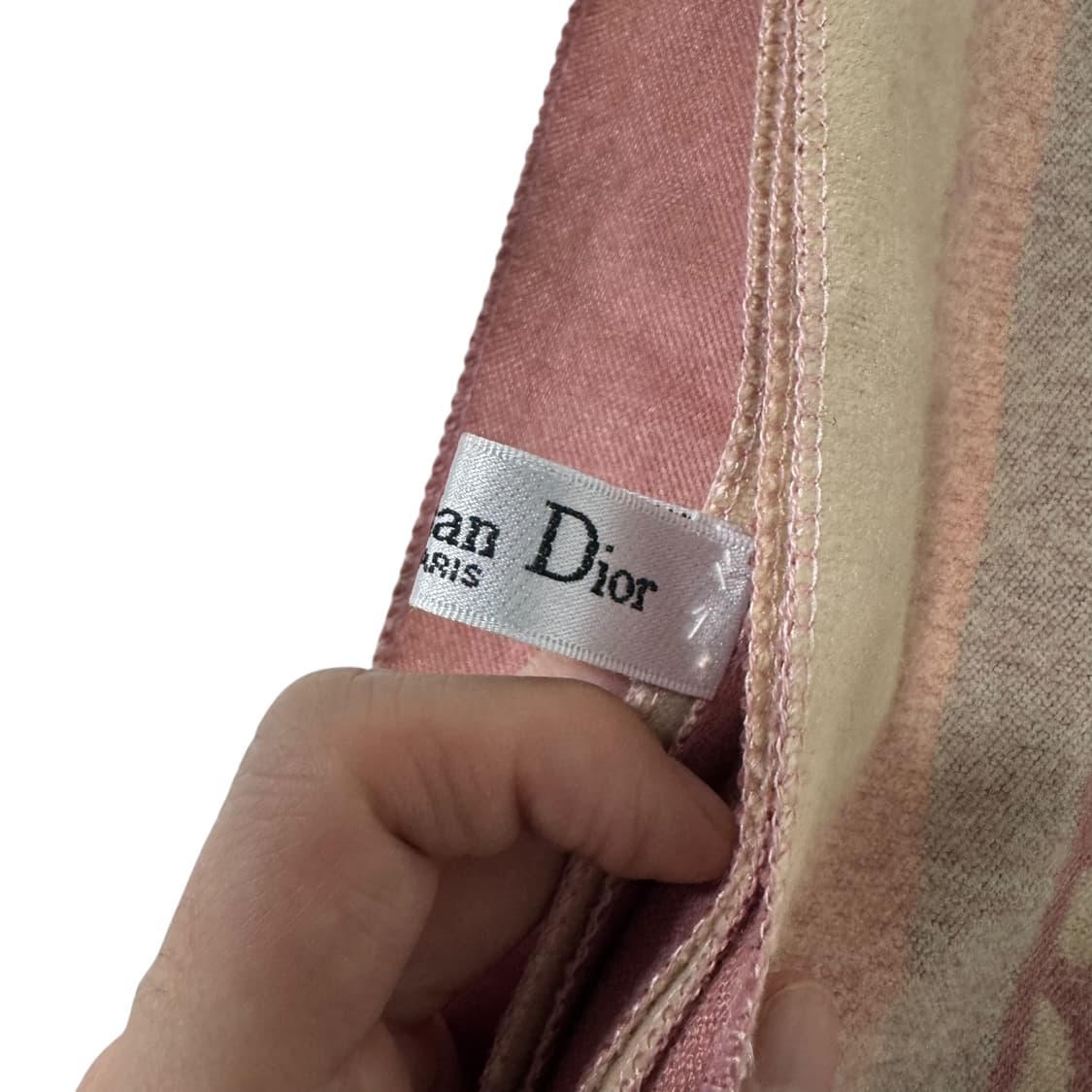 정품 디올 딸기우유 오블리크 양면 머플러 상품이미지6