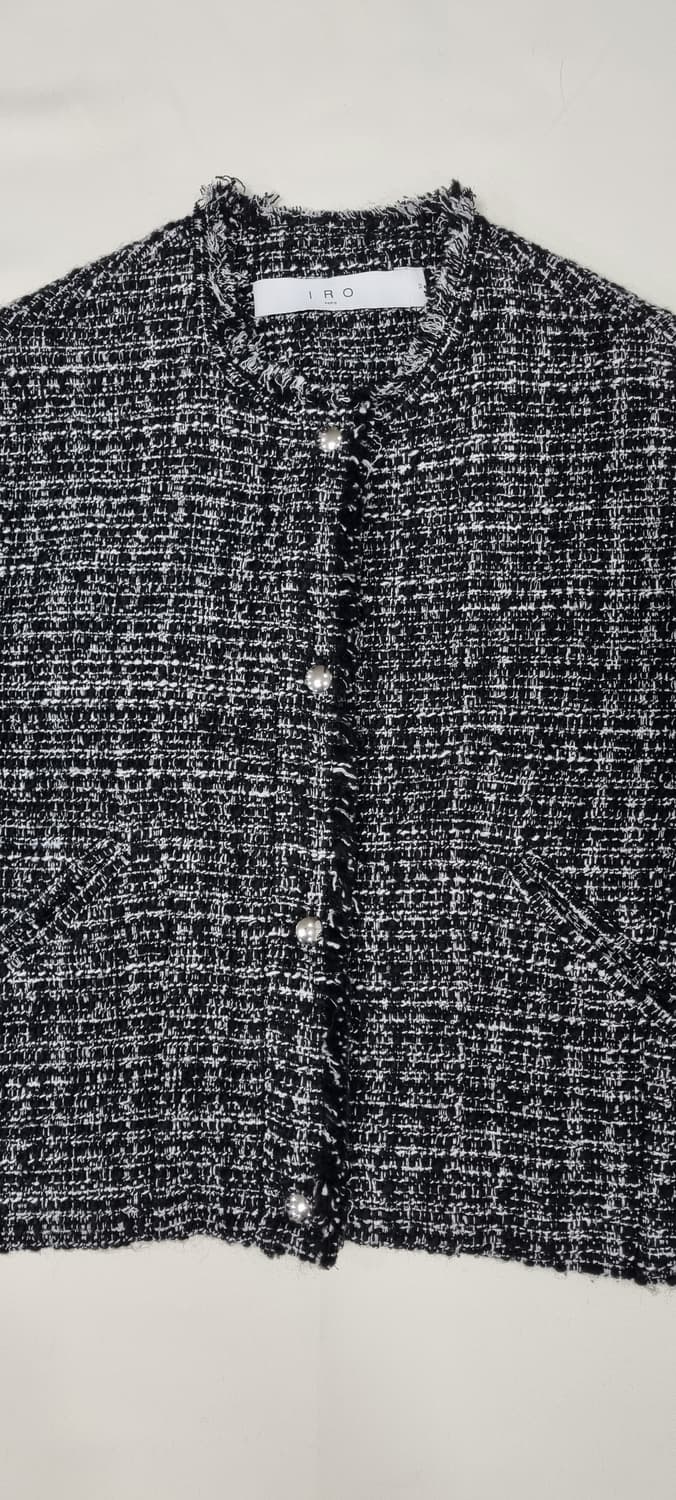 IRO 이로 트위드 버튼 자켓 S _ 여성, 실측 확인 상품이미지3