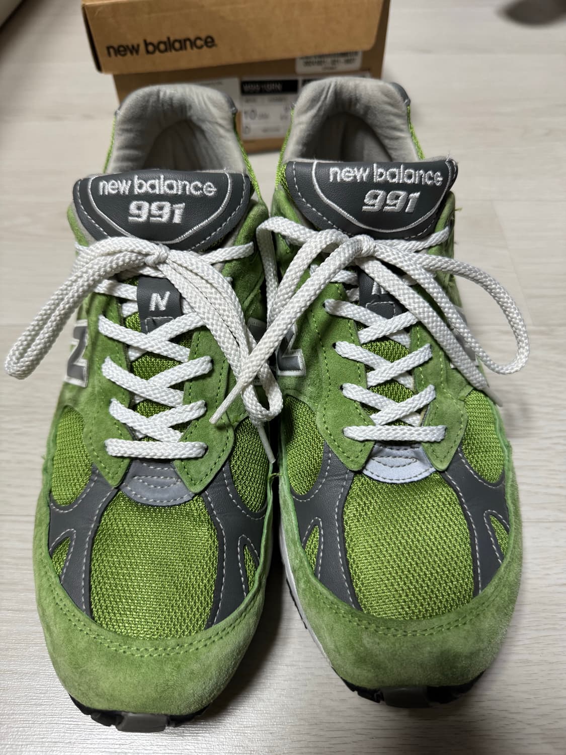 뉴발란스 991 브라이트 그린 280 상품이미지2