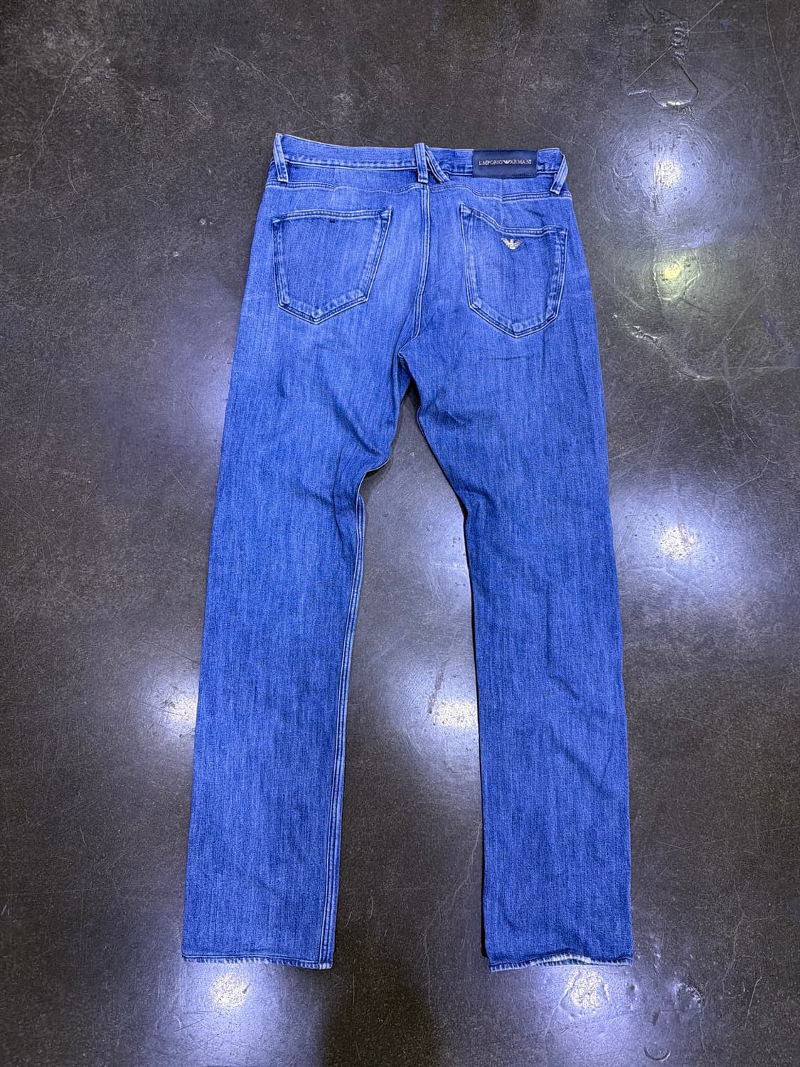 엠포리오 아르마니 빈티지 워싱 슬림핏 데님팬츠 34 상품이미지2