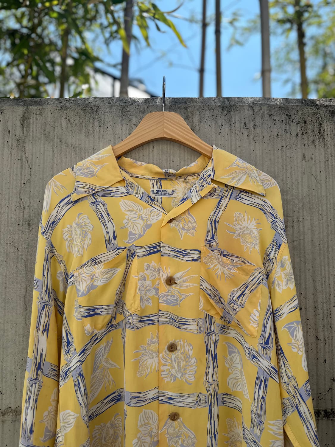 Sun surf 레이온 알로하 셔츠 상품이미지4