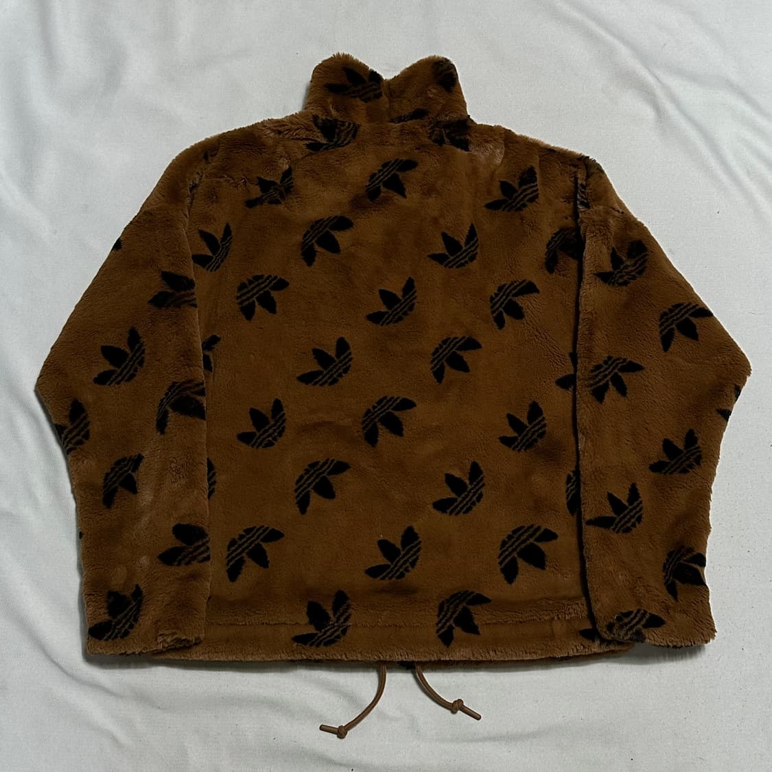 S 아디다스 모노그램 로고 퍼 자켓 상품이미지3