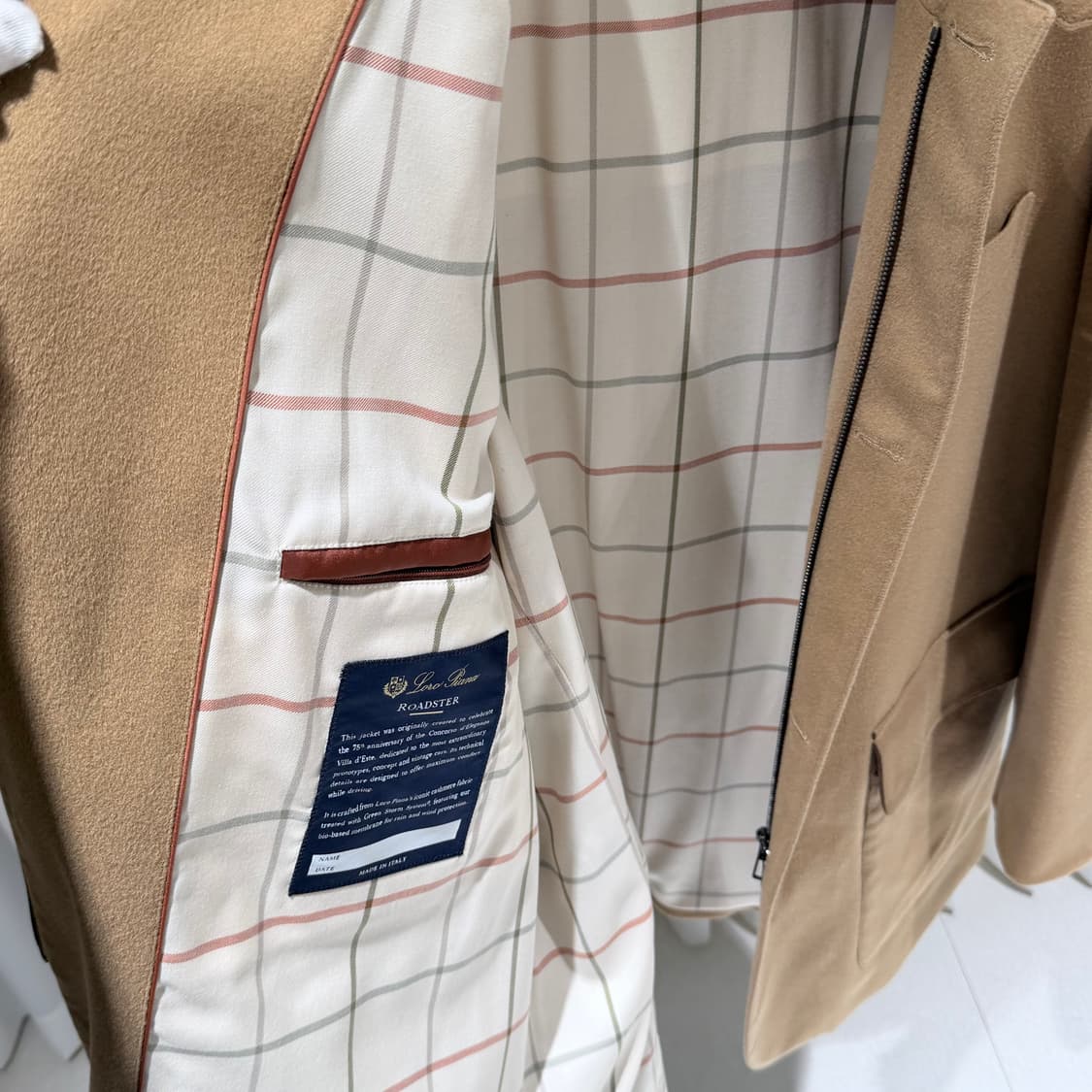 (A+/XL) / 로로피아나 로드스터 캐시미어 자켓 상품이미지8