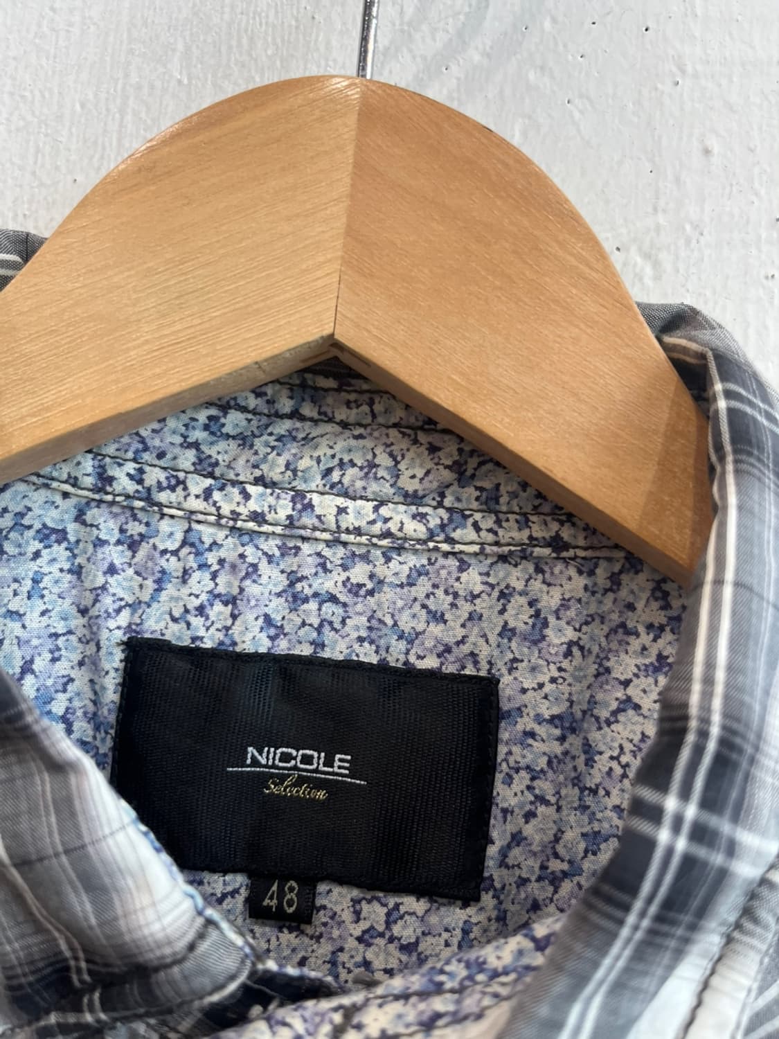 NICOLE 웨스턴 체크 셔츠  상품이미지4