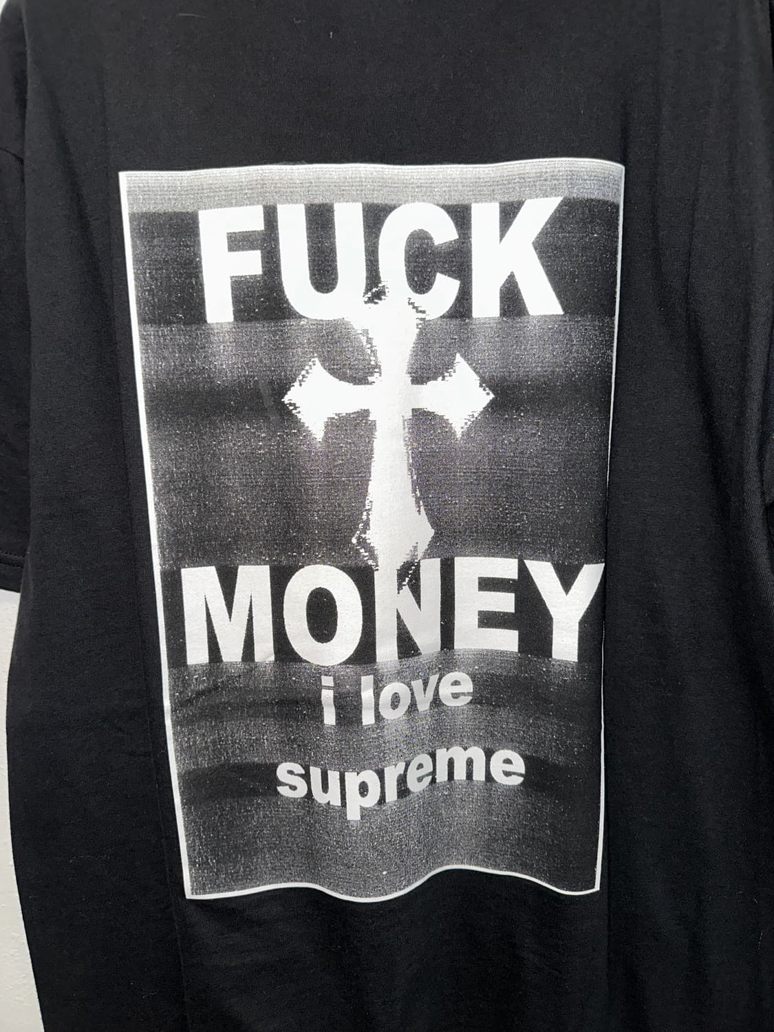 슈프림 퍽 머니 티셔츠 블랙 - 24FW 상품이미지2