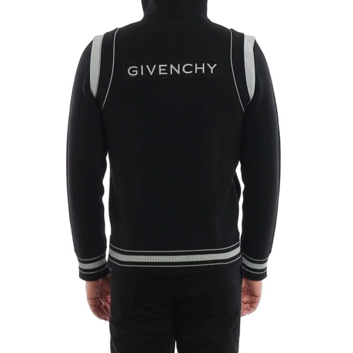 [새상품] 지방시 백로고 니트 봄버 바시티 후드 자켓 상품이미지4