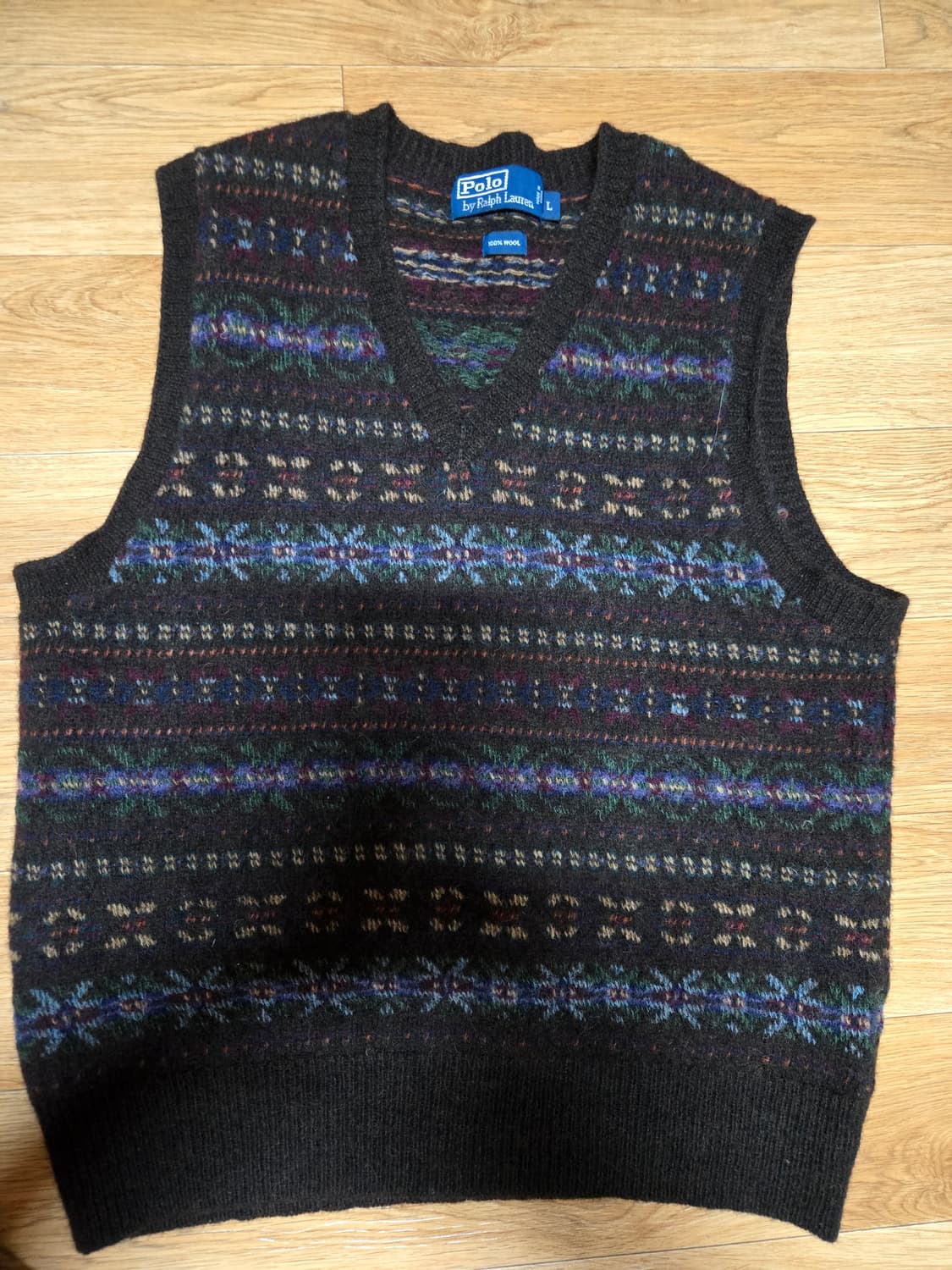 폴로 랄프로렌  페어아일 울 니트 조끼 상품이미지2