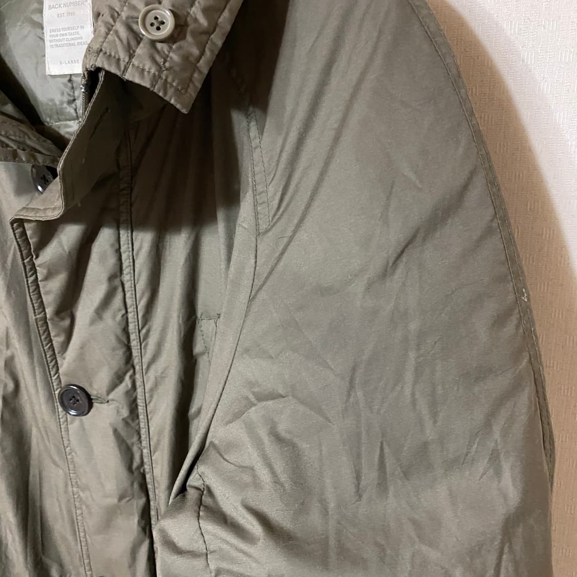 (XL)백넘버 다운 야상자켓 상품이미지3