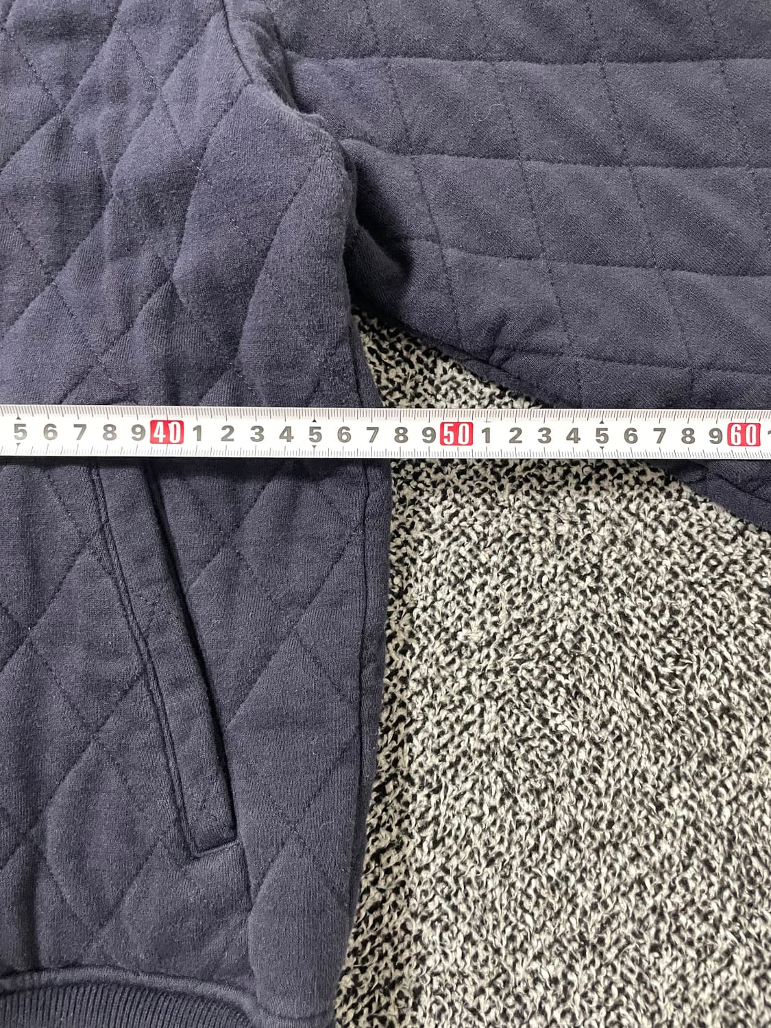 빈티지9. 챔피온 써모라이트 멜톤 퀼팅 바시티 자켓 점퍼 네이비 상품이미지4