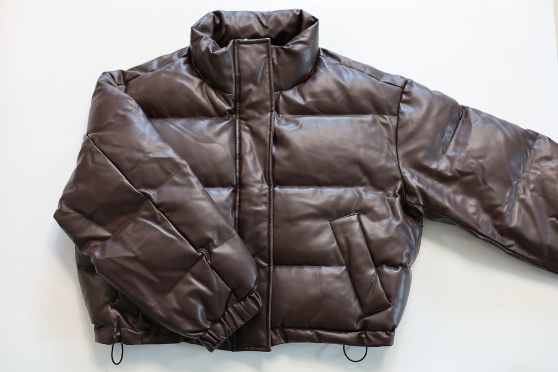 레더 패딩 상품이미지1