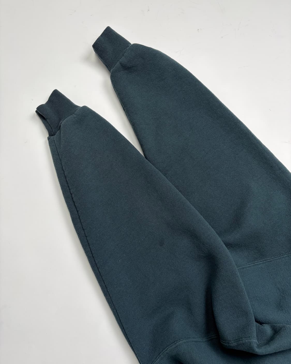 90s Russell Zip Up Hoodie (sage green) 상품이미지8