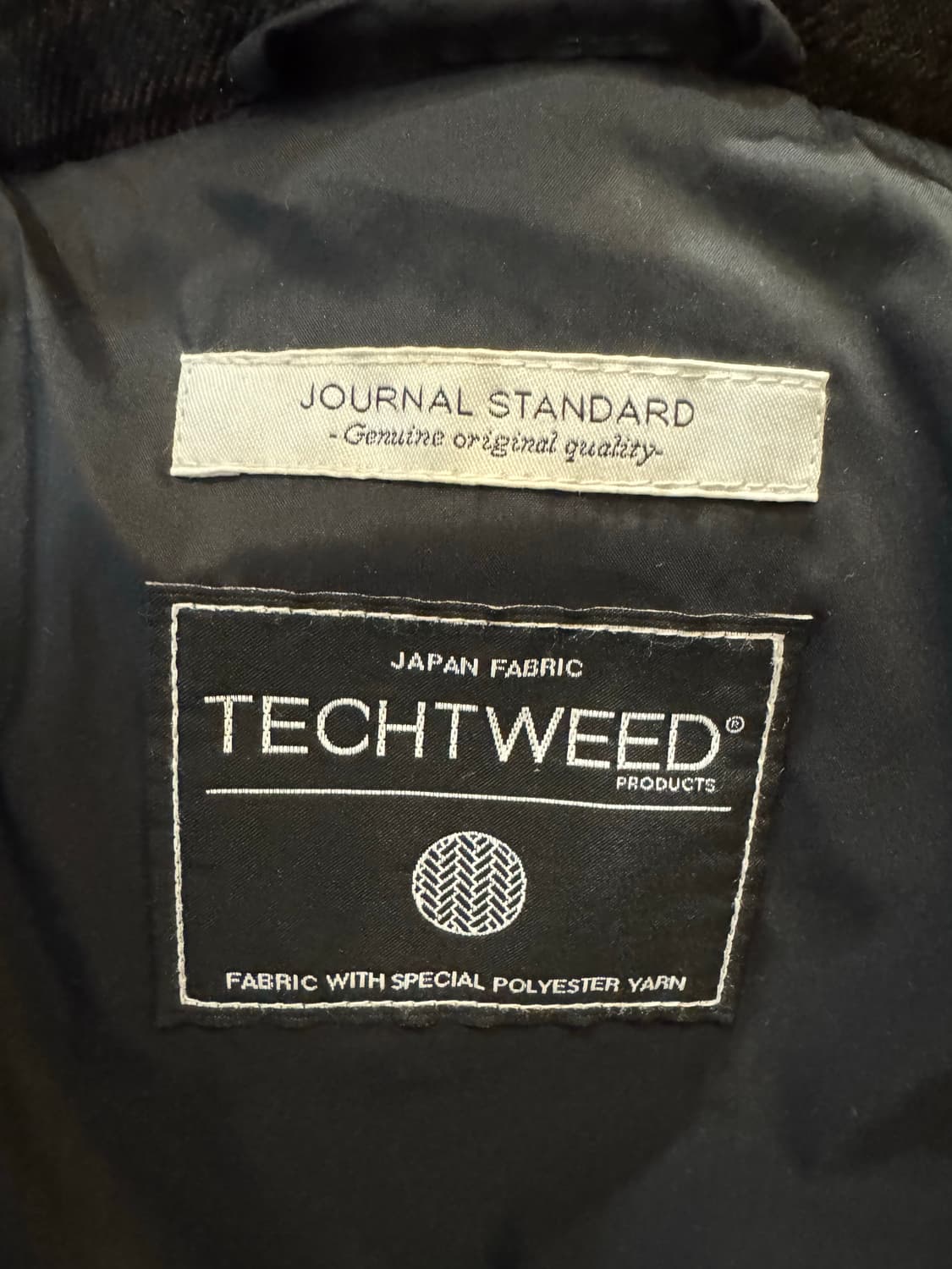 [M][100] 저널스탠다스 테크 트위드 그랜체크 다운자켓 브라운  상품이미지9